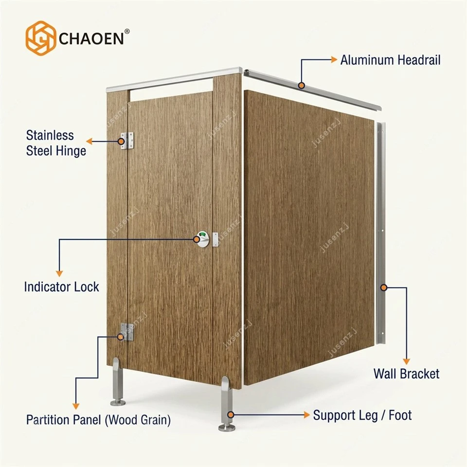 HPL Compact Toilet Partition factory HPL Compact Toilet Partition factory